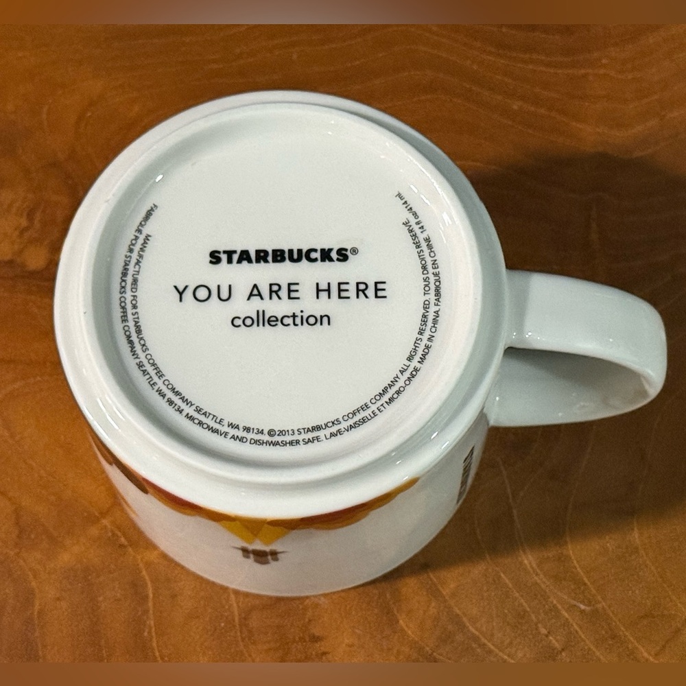 2013 Starbucks You Are Here Mug Houston 14 oz - Picture 2 of 3